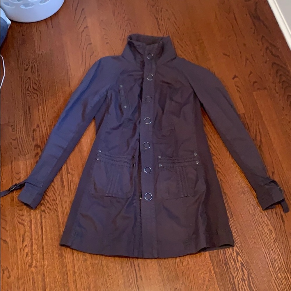 Gray Cotton Coat - Free People